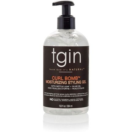 Tgin Curl Bomb Moisturizing Styling Gel For Curly Hair Types 384Ml