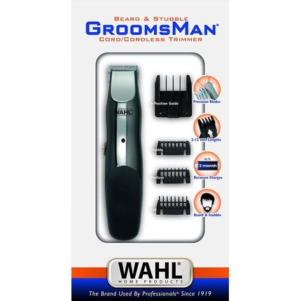 Wahl Groomsman Rechargeable Beard Trimmer With Precision Blade For Long And Short Beards, Body, Nose, And Ears - Corded And Cordless - Image 3