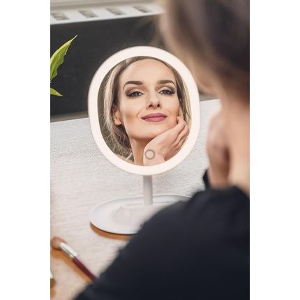 Humanas Hs-Ml03 Makeup Mirror With Led Lighting - White