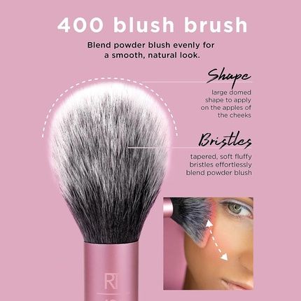 Real Techniques Everyday Essentials Makeup Brush Complete Face Set - Image 3