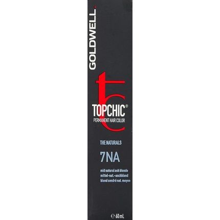 Goldwell Topchic Tb Permanent Hair Colour 7Na Mid Natural Ash Blonde 60Ml