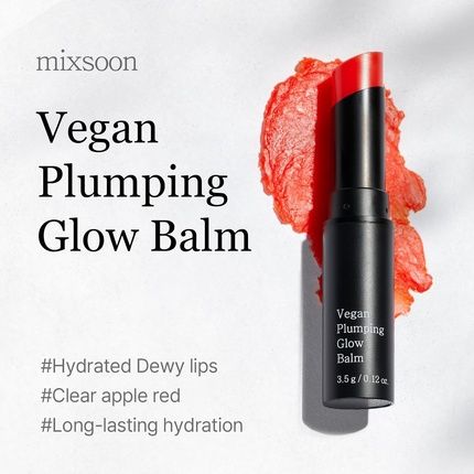 Mixsoon Vegan Plumping Glow Balm Lip Moisturizer 0.12 Oz