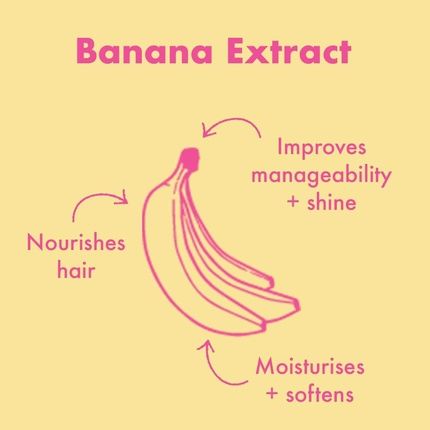 Umberto Giannini Banana Butter Nourishing Superfood Shampoo Vegan Cruelty Free Moisturising Formula 250Ml - Image 3