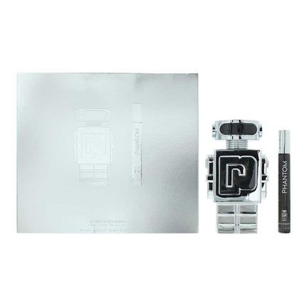 Paco Rabanne Phantom Eau De Toilette Gift Set 100Ml + 10Ml For Him