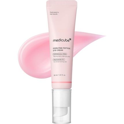 Medicube Salmon Dna Pdrn Pink Peptide Eye Serum With Niacinamide And 99% Purity