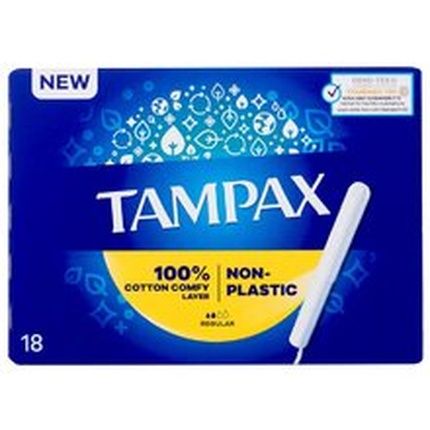 Tampax Nonplastic Regular Tampon