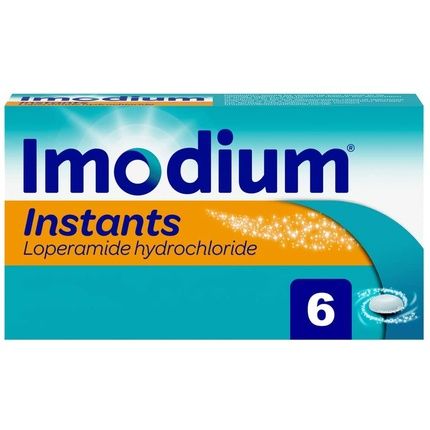 Imodium Instants Fast Dissolving Tablets For Diarrhea Relief 6 Tablets