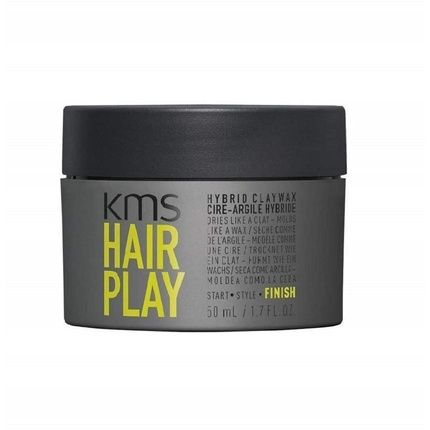 Kms Hairplay Firm Hold Hybrid Clay Wax 1.6Oz