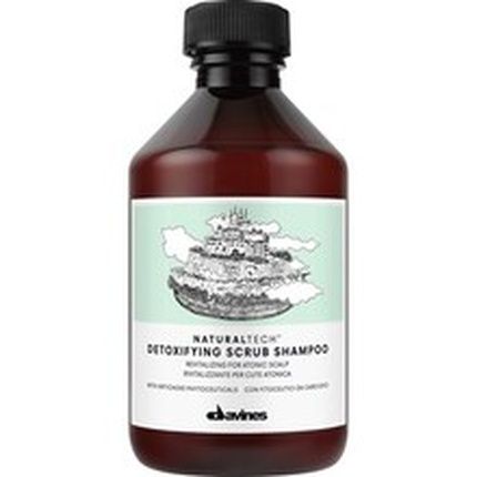 Davines Natural Tech Detoxifying Scrub Shampoo For Atonic Scalp 250Ml