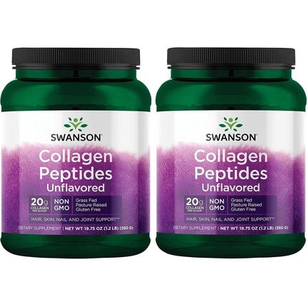 Swanson Collagen Peptides Unflavored 19.75 Oz