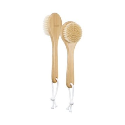 Lussoni Bamboo Body Brush With Handle - Image 4