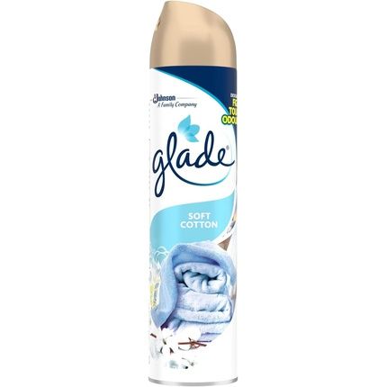 Glade Air Freshener Aerosol Room Spray Soft Cotton 300Ml