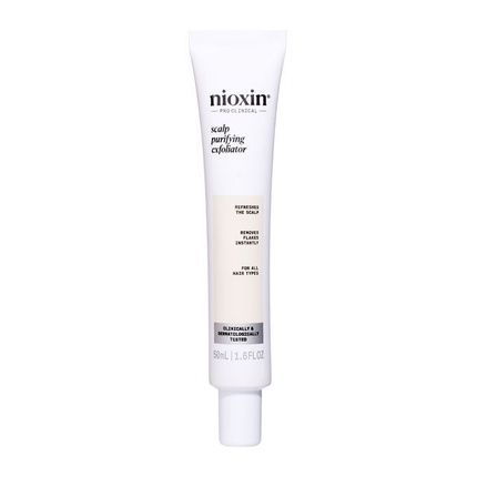 Nioxin Scalp Purifying Exfoliator Deep Cleansing & Refreshing Scalp Scrub With Shea Butter & Peppermint Oil 50Ml