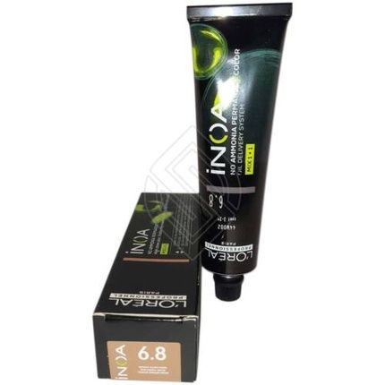 Loreal Inoa No Ammonia Permanent Hair Color Original 6.8/6M 2Oz