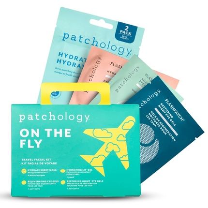 Patchology On The Fly Travel Facial Kit - Travel-Friendly Hydrating Skincare