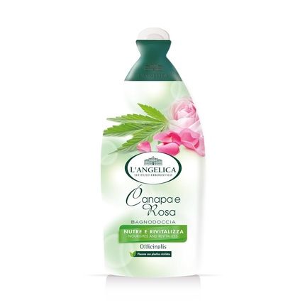 L'Angelica Hemp And Rose Shower Gel Nourishes And Revitalizes 500Ml