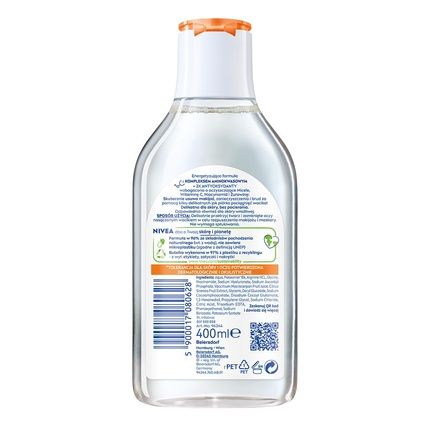 Nivea Energy Micellar Fluid 400Ml - Image 3