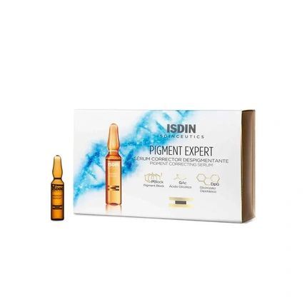 Isdin Isdinceutics Pigment Expert Depigmenting Serum 30 Ampoules - Helps Prevent And Treat Pigmentation By Acting On Melanogenesis