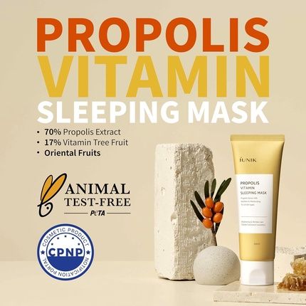 Iunik Propolis Vitamin Sleeping Mask 60Ml