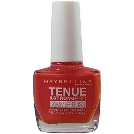 Maybelline Superstay Gemey Nail Polish 872 Red Hot Getaway Strong & Pro