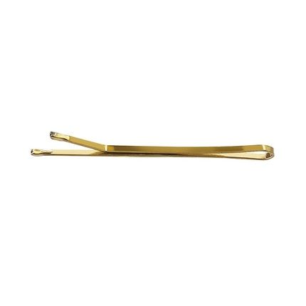 T4B Lussoni 250 Hair Grips Hairpins Smooth Hair Clips 4Cm Golden