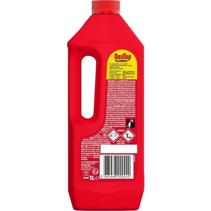 Destop Turbo 5 Minute Disinfectant Gel And Drain Unblocker 1L - Image 3