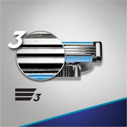 Gillette Men'S Mach3 Razor Blades 8 Refills - Image 3