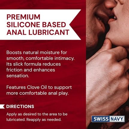 Swiss Navy Premium Silicone Anal Lubricant 2 Oz