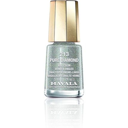 Mavala Mini Nail Polish Pure Diamond 5Ml Silver 5Ml