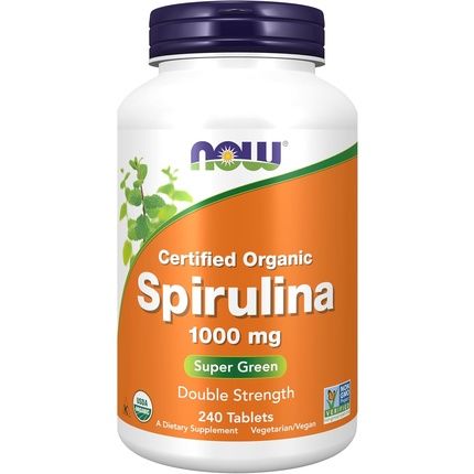 Now Foods Spirulina Double Strength 1000Mg Organic