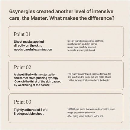 Mixsoon Master Deep Barrier Mask Intensive Hydrating Mask For Soothing Care And Strengthening Skin Barrier Cruelty-Free - Image 3