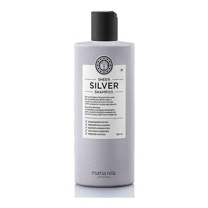 Maria Nila Sheer Silver Shampoo Neutralizes Yellow Tones In Hair