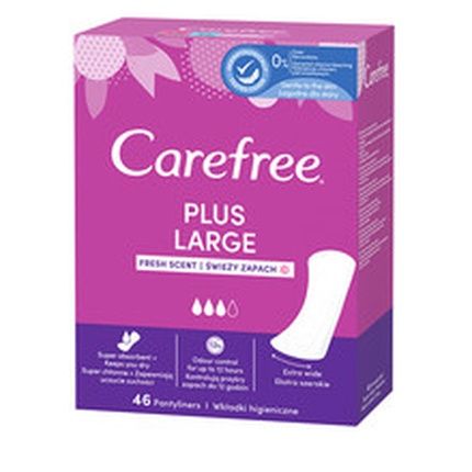 Carefree Plus Large Panty Liners