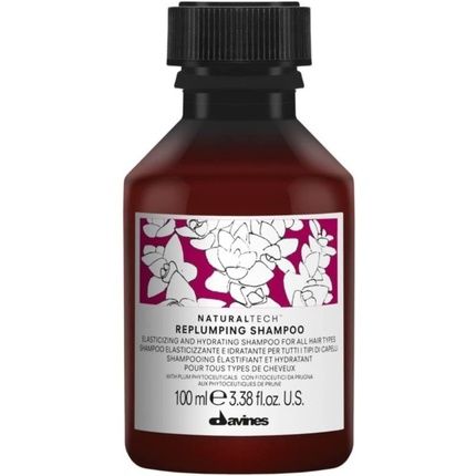 Natural Tech By Davines Replumping Shampoo 100Ml Unscented