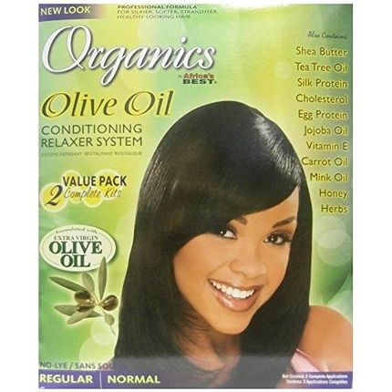 Africa'S Best Organics Relaxer Regular/Normal 2 Complete Kits