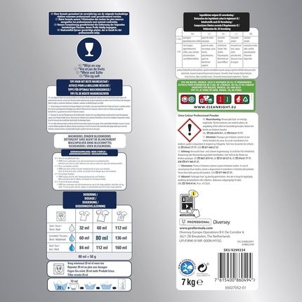 Omo Professional Color Detergent Powder 7Kg Bright Colors