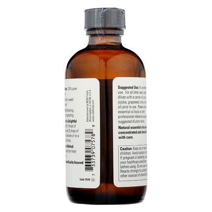 Now Essential Oils 100% Pure Orange Oil 4 Fl Oz