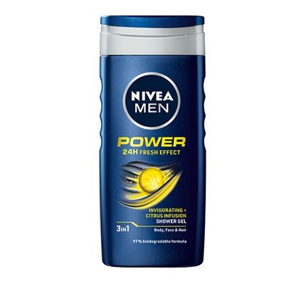 Nivea Men Power Refresh Shower Gel For Men 250 Ml