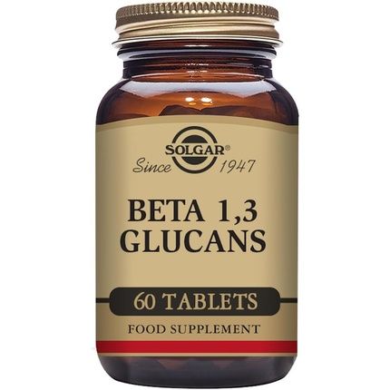 Solgar Beta 1,3 Glucans Tablets - Supports Daily Wellbeing - For Cholesterol And Cardiovascular Health - Vegan And Gluten Free
