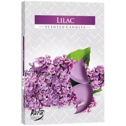 Scented Candles - Lilac Flowers Fantasy Pack Of 6