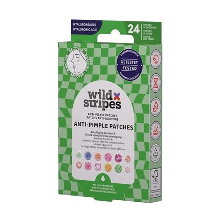 Wild Stripes Anti-Pimple Patches Groovy Recover - Colorful Pimple Patches - Image 3