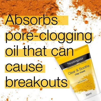 Neutrogena Clear And Soothe Clay Mask 50Ml