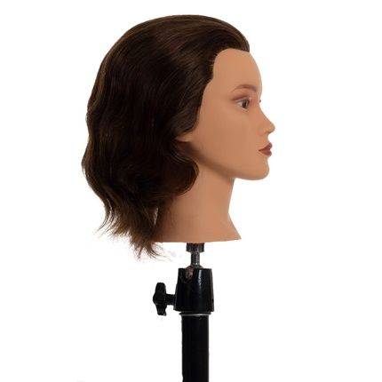Heads-Up Kim Mannequin Head Brown Hair 15Cm