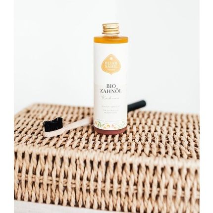 Eliah Sahil Organic Tooth & Mouth Oil With Turmeric 100Ml - Strengthens Gums & Promotes Oral Health