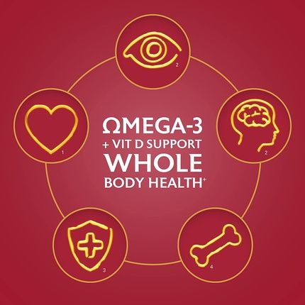 Seven Seas Omega-3 Fish Oil Immunity 60 High Strength Tablets 1000Mg With Vitamin C And Zinc - Pack Of 2 - Image 3