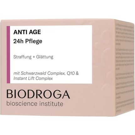 Biodroga Anti Aging 24H Face Cream 50Ml Firming Anti Wrinkle Face Care Day Night Cream Vegan Bioscience Institute