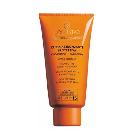 Korpersonnenschutz Creme Tanning Protective Face Body Spf 15 150Ml