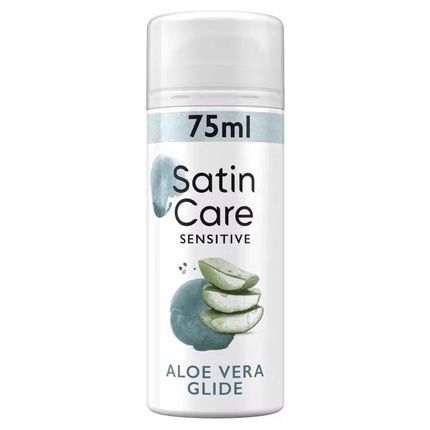 Gillette Satin Care Shaving Gel 75Ml Aloe Vera
