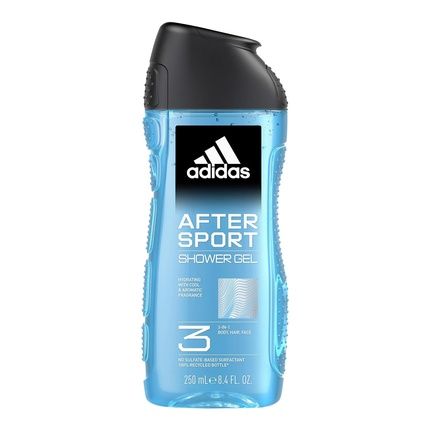Adidas 3In1 After Sport Shower Gel For Him With Aromatic Fresh Scent 250Ml Grapefruit