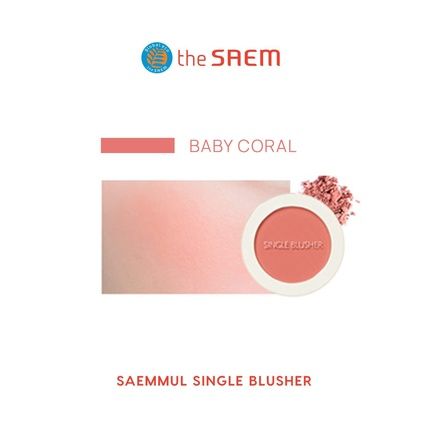 [The Saem] Saemmul Single Blusher 5G Baby Coral